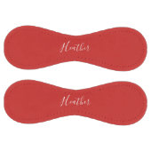 Balle De Softball Votre script blanc personnalisé en rouge (Panneaux)