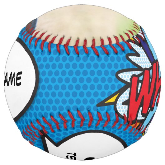 Balle De Softball WHAM Nom de l'équipe personnalisée Numéro de l'équ (Dos)