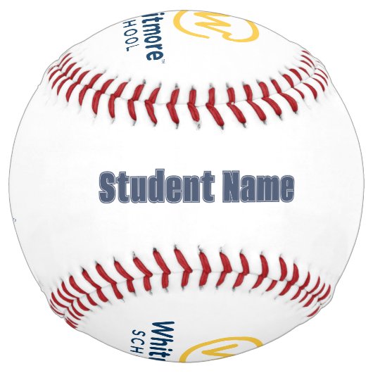 Balle De Softball Whitmore School Personalized Softball (Devant)