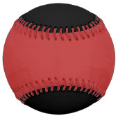 Balle De Softball Wild Wolf Whirling black and red sofball (Dos)