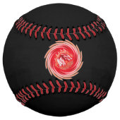 Balle De Softball Wild Wolf Whirling black sofball (Devant)