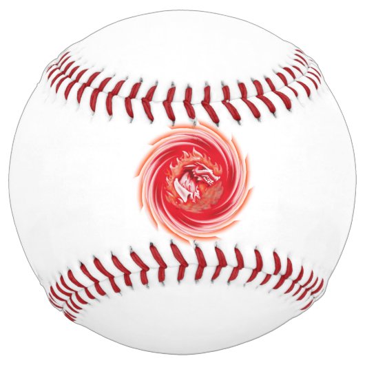 Balle De Softball Wild Wolf Whirling white sofball (Devant)
