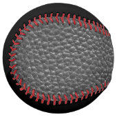 Balle De Softball Worn Black Faux Leather (Devant gauche)