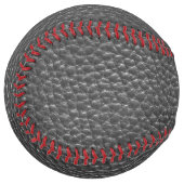 Balle De Softball Worn Black Faux Leather (Devant gauche)