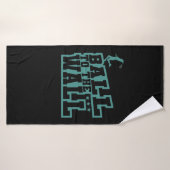 Balle de squash au mur (Serviette de bain)