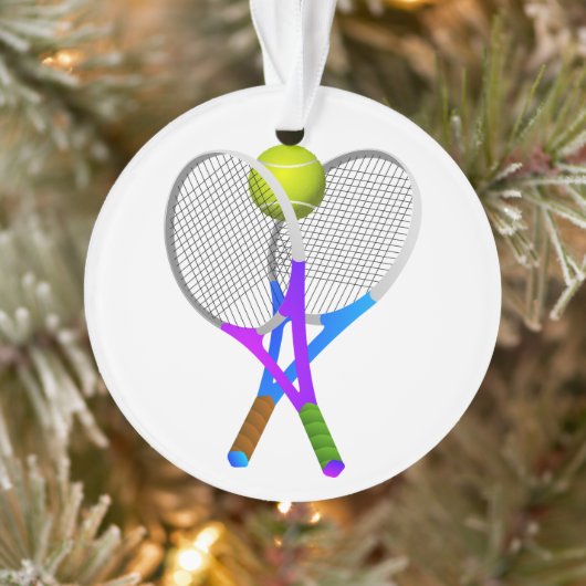 Balle de tennis et raquettes (Arbre)