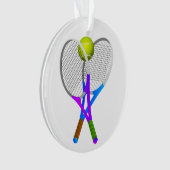 Balle de tennis et raquettes (devant)