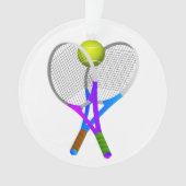 Balle de tennis et raquettes (devant)