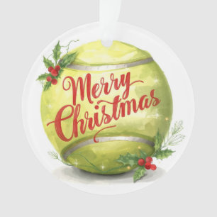Balle de Tennis Joyeux Noël Vacances