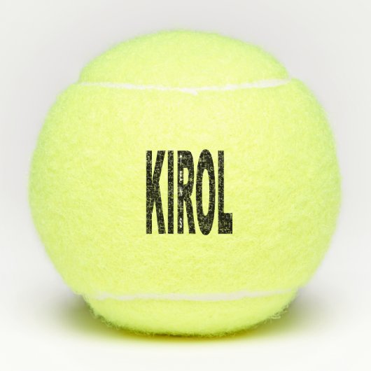 Balle de Tennis  KIROL  TENIS  BASQUE (Devant)