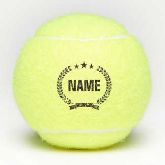 Balle de tennis personnalisée avec logo de blason