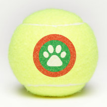 Balle de tennis personnalisée pour le chien
