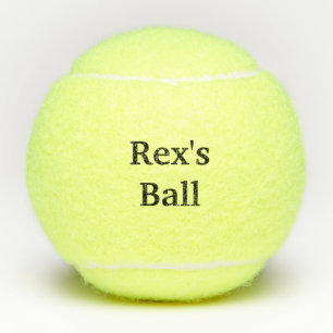 Balle de tennis personnalisée pour un bébé à fourr