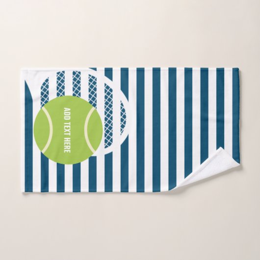 Balle de Tennis Vert Moderne (Serviette à main)