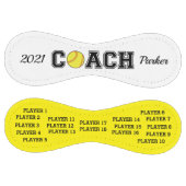 Balle d'entraîneur de softball personnalisée - équ (Panneaux)