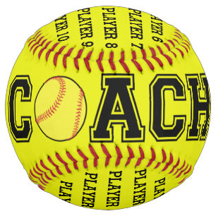 Balle entraîneur de softball personnalisée - sai