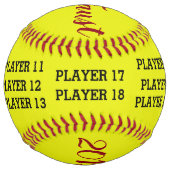 Balle entraîneur de softball personnalisée - saiso (Dos)