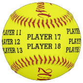 Balle entraîneur de softball personnalisée - saiso (Dos)