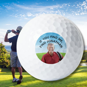 Balle Perdue Amusante Sa Photo Nom Balle de Golf