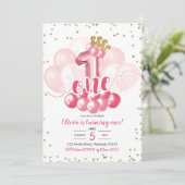 Balle rose de la Couronne première invitation anni (Debout devant)