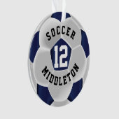 Balle Sport Bleu foncé et Blanc (devant)