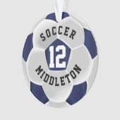 Balle Sport Bleu foncé et Blanc (devant)