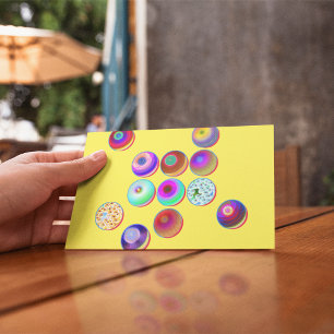 Ballen & Bubbels≤27 Briefkaart Sjabloon