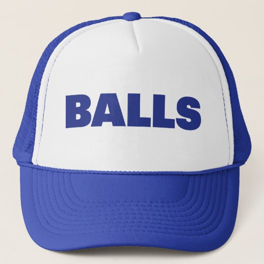 BALLEN leukste slogan trucker hat Pet (Voorkant)