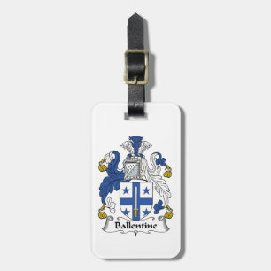 Ballentine Family Crest Bagagelabel