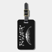 Baller (basketbal) bagagelabel (Voorkant verticaal)