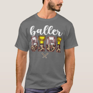 Baller Gigi Baseball Softball Gigi Grandma T-shirt