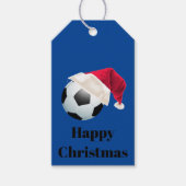 Baller Kerst Football Voetbal Santa Sports Cadeaulabel (Voorkant)