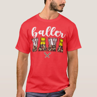 Baller Nana Baseball Softball Nana Grandma T-shirt