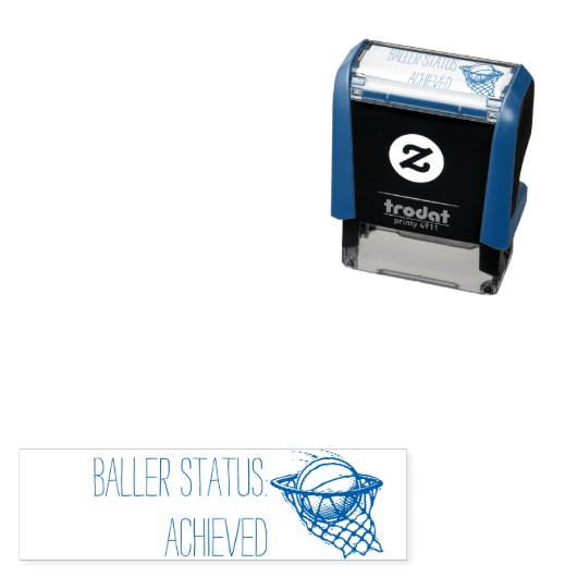 Baller status behaald leraar stempel (In situ)