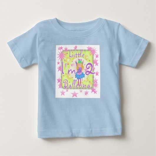 Ballerina 2e Anniversaire Tshirts et cadeaux (Devant)