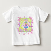 Ballerina 3e verjaardag Tshirts en geschenken (Voorkant)