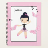Ballerina 6 Mignonne Dance Girl Planner (Devant)