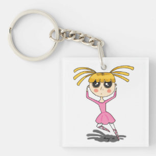 Ballerina AcrylSleutelhanger Sleutelhanger