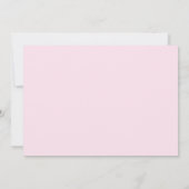 Ballerina Afro-Américaine Invitation Anniversaire (Dos)