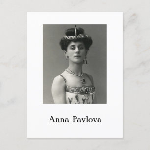 Ballerina Anna Pavlova Briefkaart