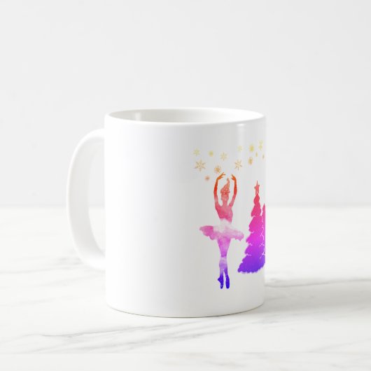 Ballerina Art Classic Wit Mok (Voorkant links)
