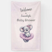 Ballerina Baby Meisje Douche Verticale Koala Welko Spandoek (Verticaal)