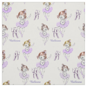 Ballerina Baby met Ballet Slippers Lavender Stof