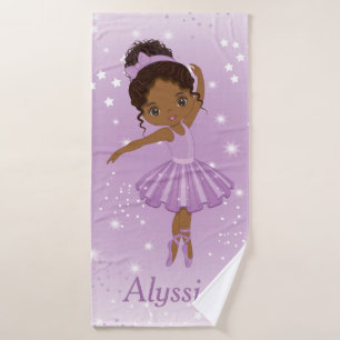 Ballerina Ballerina Violet Tutu Serviettes de bain