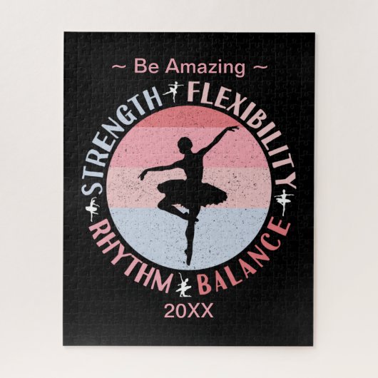 Ballerina Ballet Dancer - Mindsetwaarden Legpuzzel (Verticaal)