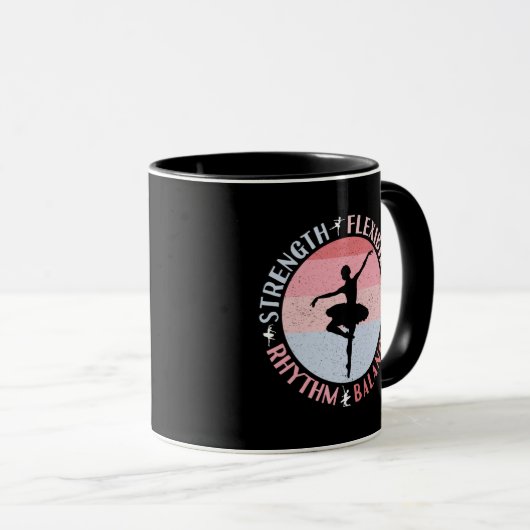 Ballerina Ballet Dancer - Mindsetwaarden Mok (Voorkant rechts)