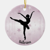 Ballerina Ballet Dancer Ornament (Voorkant)