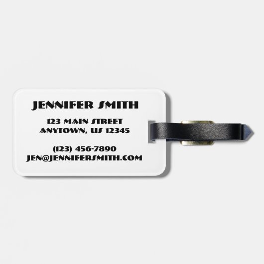 Ballerina Ballet Dancer Persoonlijk Neon Tutus Bagagelabel (Achterkant horizontaal)