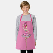 Ballerina ballet danser met handventilator per stu schort (Gedragen)