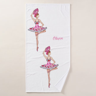 Ballerina ballet danseuse avec ventilateur han
